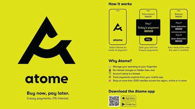 Atome: Contactless and interest-free