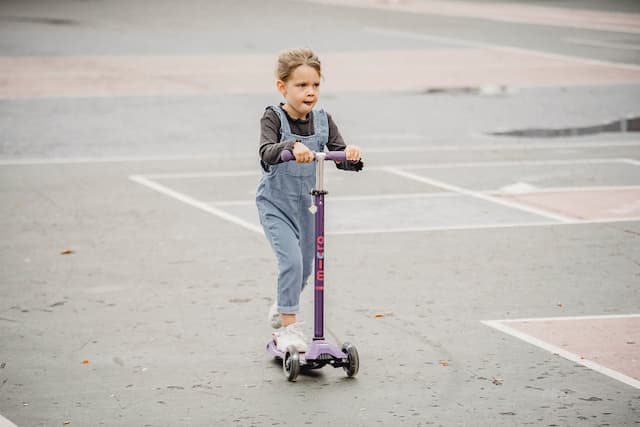 A Non-Electric Kids Scooter by Birdie Scooters