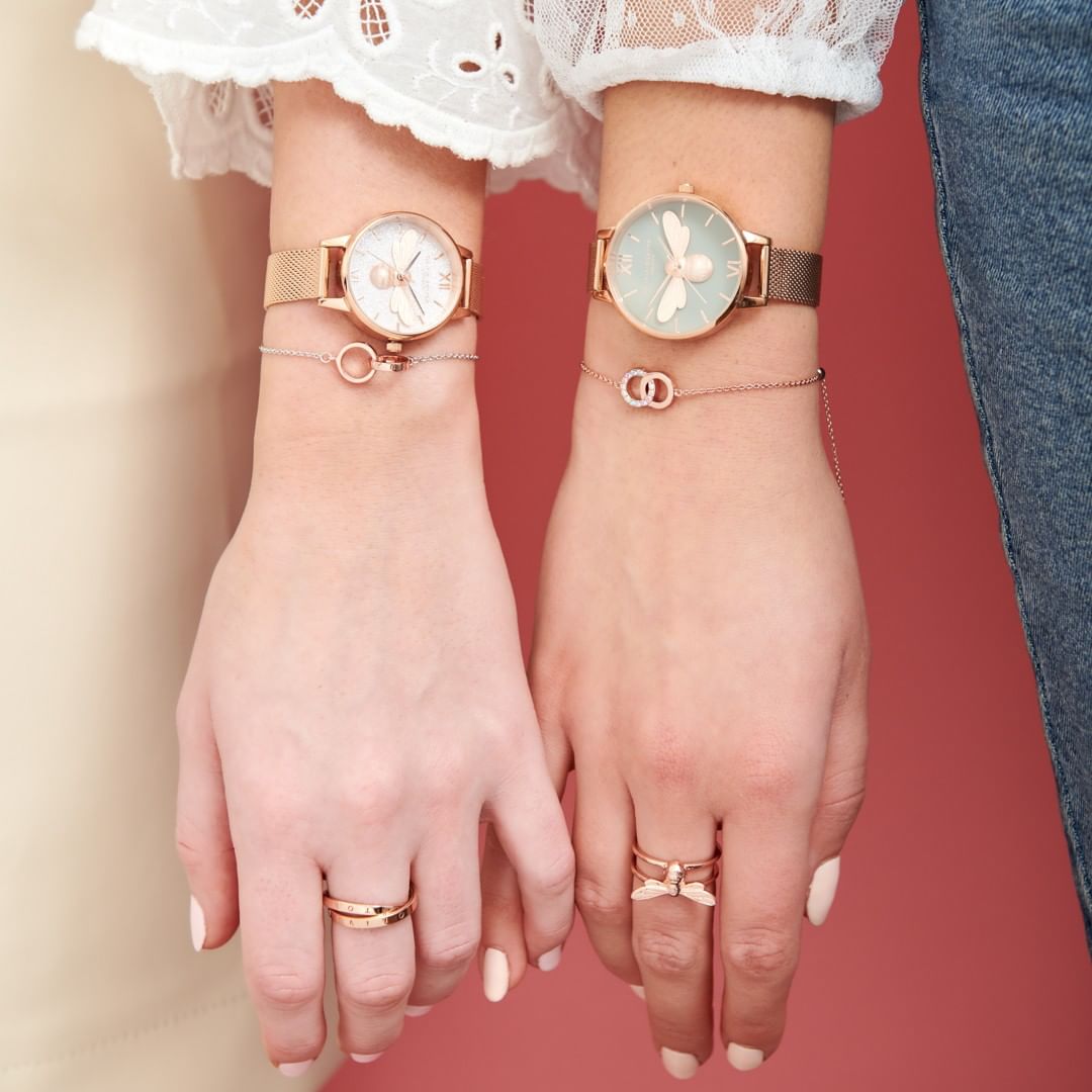 Cocomi Lucky Bee Rose Gold Watch